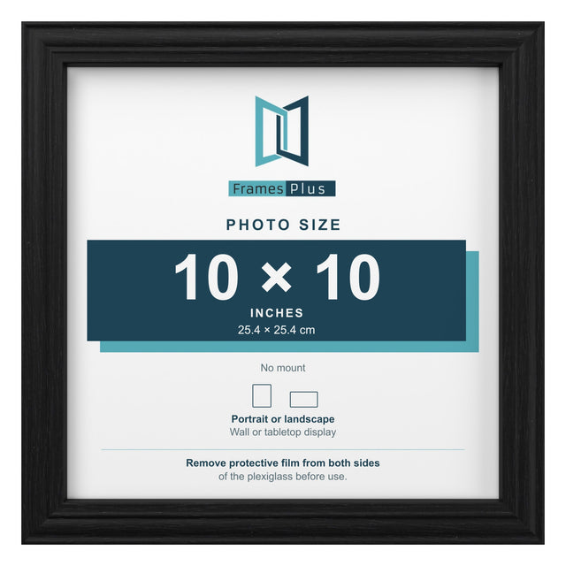 Devon Range Black Picture, Photo & Poster Frame — Finish and profile example