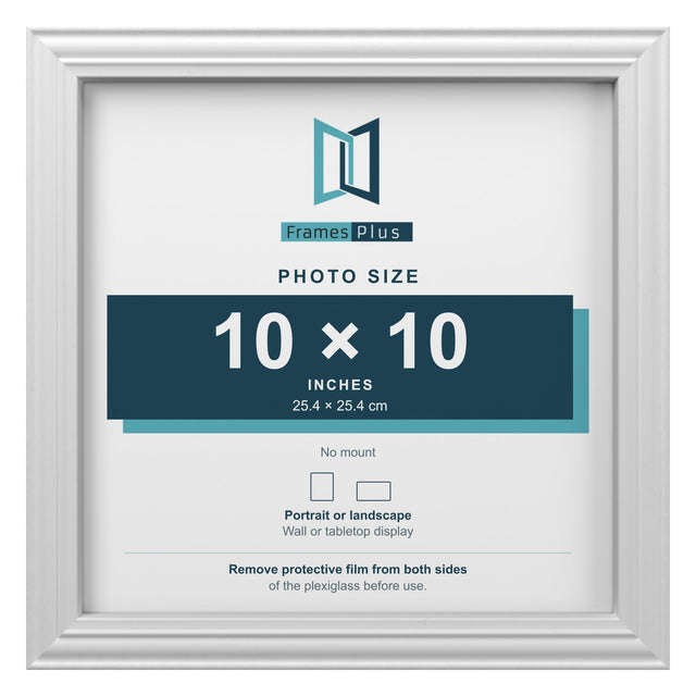 Devon Range White Picture, Photo & Poster Frame — Finish and profile example