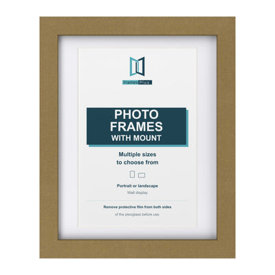 Classic Range Gold Picture, Photo & Poster Frame with White Mount