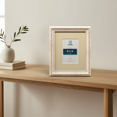 Louis Range Silver Picture, Photo & Poster Frame with Ivory Mount