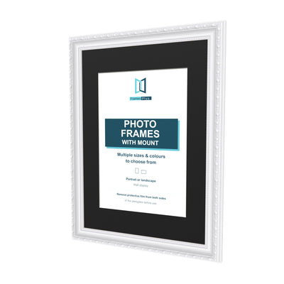 Louis Range White Picture, Photo & Poster Frame with Black Mount