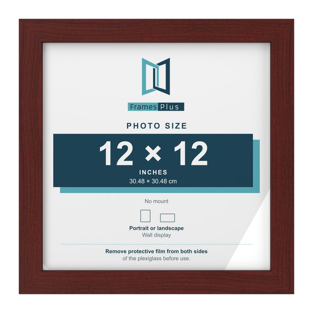 Classic Mahogany 12 × 12 Frame