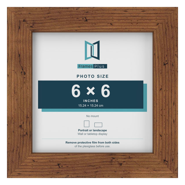 Classic Rustic 6 × 6 Frame