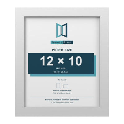 12x10" (30.5 x 25.4 cm) Picture, Photo & Poster Frame – Black, White or Oak