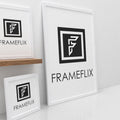 FrameFlix White Photo Picture Poster Frames Large Square Small A1 A2 A3 A4 A5