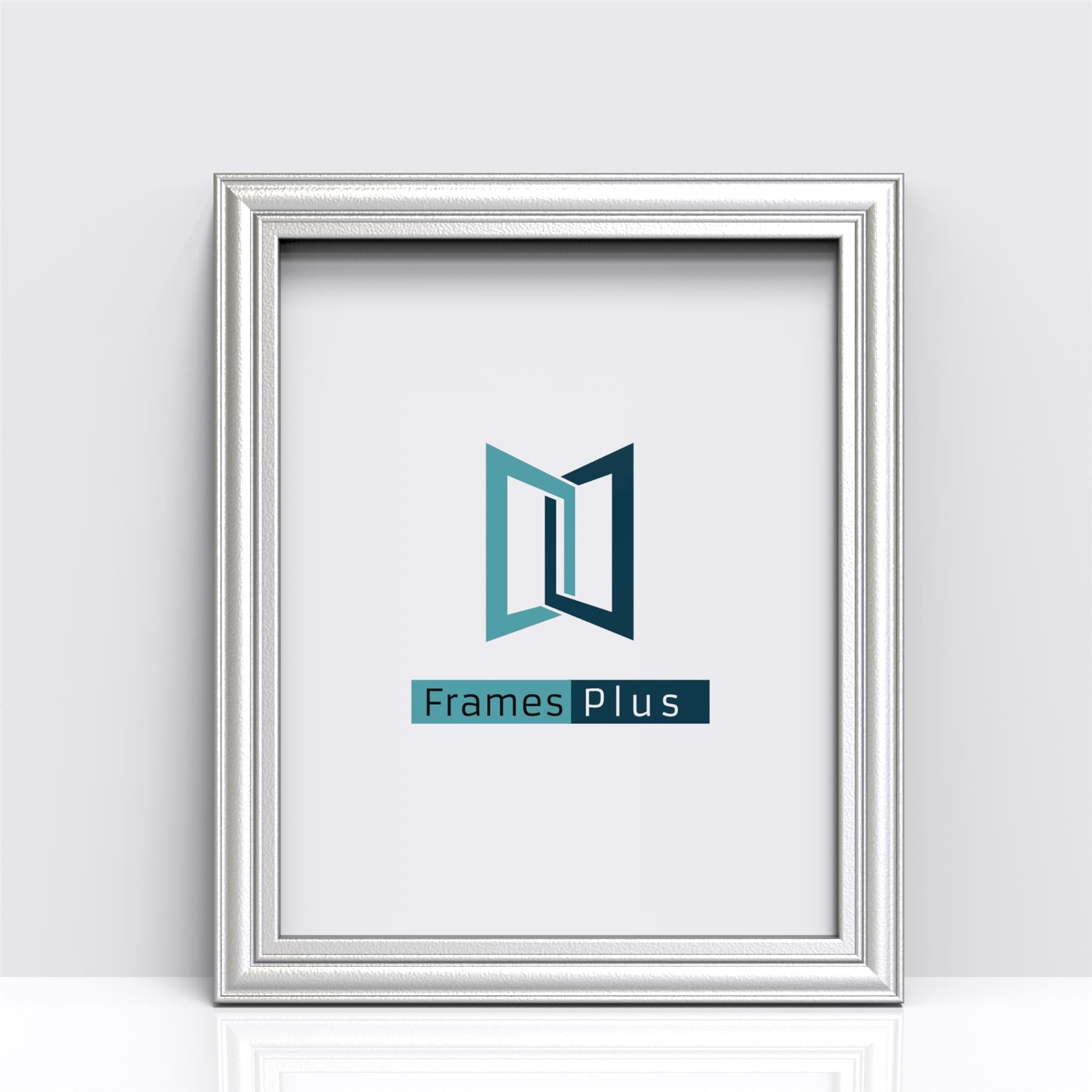 Devon Range Silver Photo Picture Poster Frames - Framesplus.co.uk