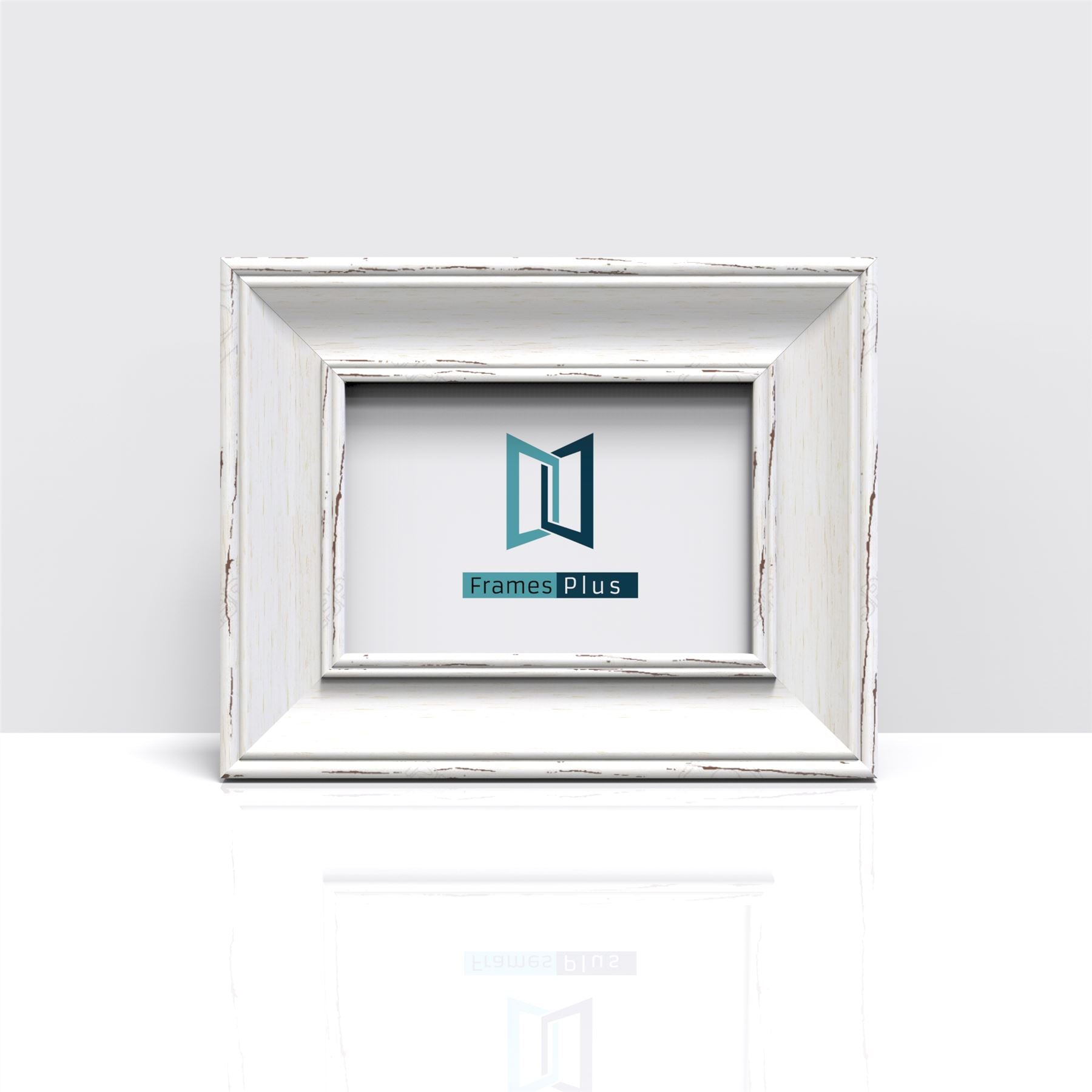 Cornwall Range White Photo Picture Poster Frames, Large Square Small sizes, Hang or stand in Landscape or Portrait - Framesplus.co.uk