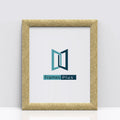Stardust Range Gold Photo Picture Poster Frames, Large Square Small sizes, Hang or stand in Landscape or Portrait
