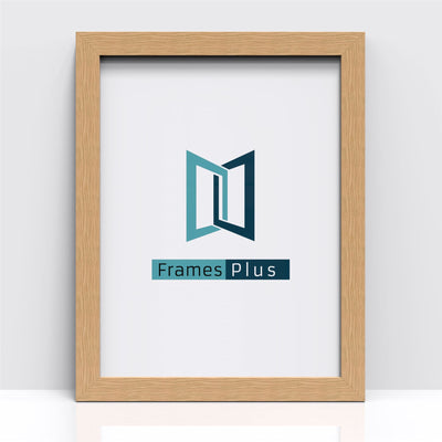 Element Range Oak Photo Picture Poster Frames, Large Square Small sizes, Hang or stand in Landscape or Portrait