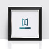 Matrix Range Black With Silver Edge Photo Picture Poster Frames, Large Square Small sizes, Hang or stand in Landscape or Portrait - Framesplus.co.uk