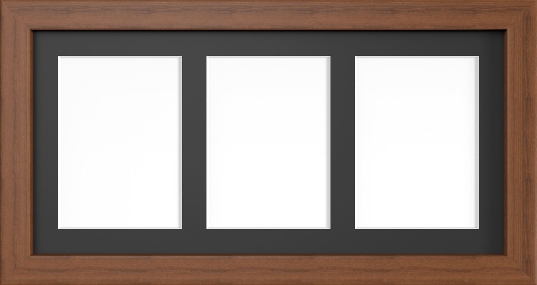 MODERN MULTI PICTURE PHOTO FRAME FOR 3 IMAGES OF 7