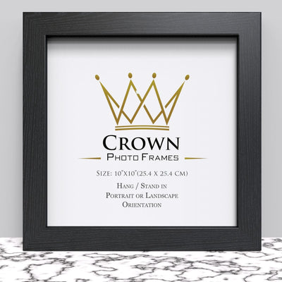 10x10" (25.4 x 25.4 cm) Picture, Photo & Poster Frame – Black, White or Oak