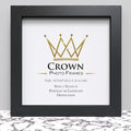 Black White Oak Photo Frame for 10x10 Inches (25.4 x 25.4 cm) Picture Photo, Stand or Hang on wall