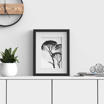Minimo Range Black Picture Photo Poster Frame with White Mount