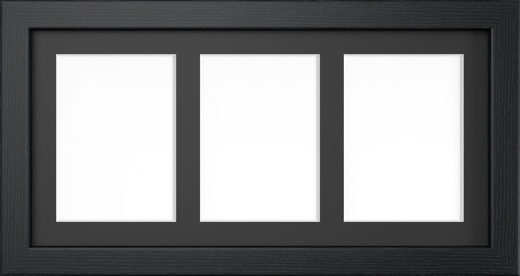 MODERN MULTI PICTURE PHOTO FRAME FOR 3 IMAGES OF 7