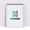 Antrim Range Pink Photo Picture Poster Frames, Large Square Small sizes, Hang or stand in Landscape or Portrait