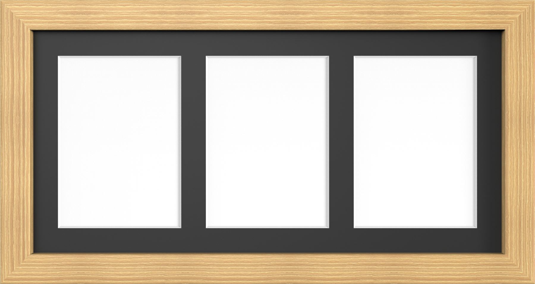 MODERN MULTI PICTURE PHOTO FRAME FOR 3 IMAGES OF 7
