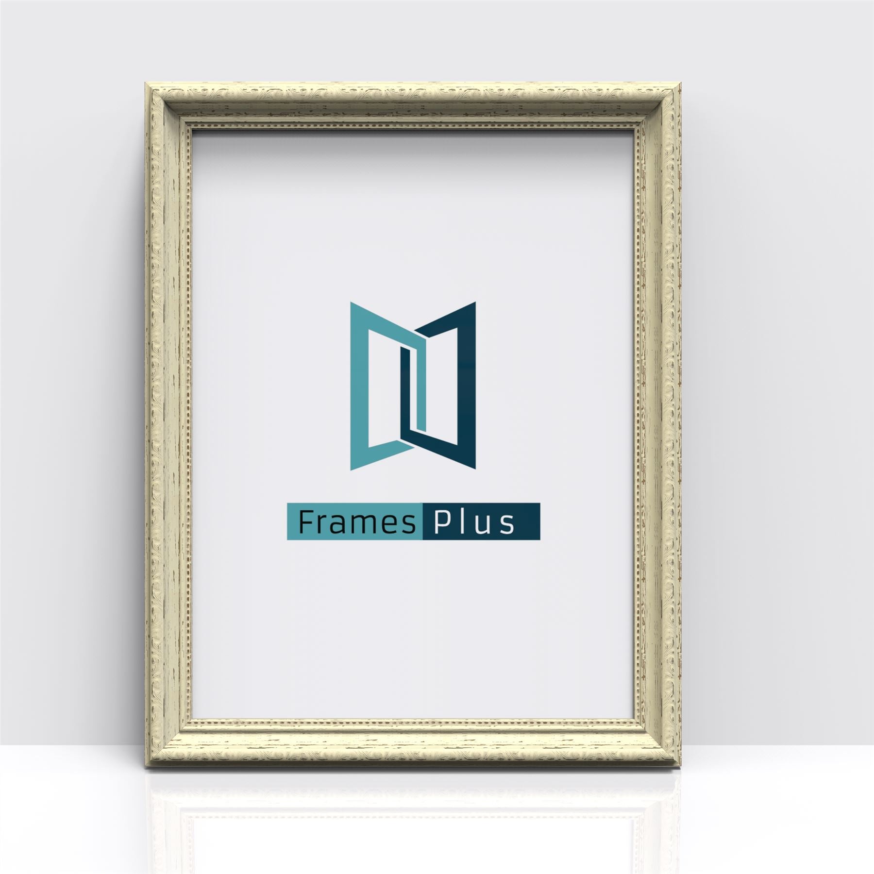Louis Range Cream Photo Picture Poster Frames, Large Square Small sizes, Hang or stand in Landscape or Portrait - Framesplus.co.uk