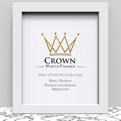 12x10" (30.5 x 25.4 cm) Picture, Photo & Poster Frame – Black, White or Oak