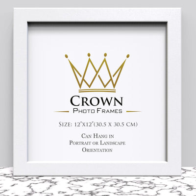 12x12" (30.5 x 30.5 cm) Picture, Photo & Poster Frame – Black, White or Oak