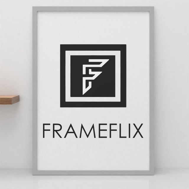 FrameFlix Light Grey 14 × 11 Frame