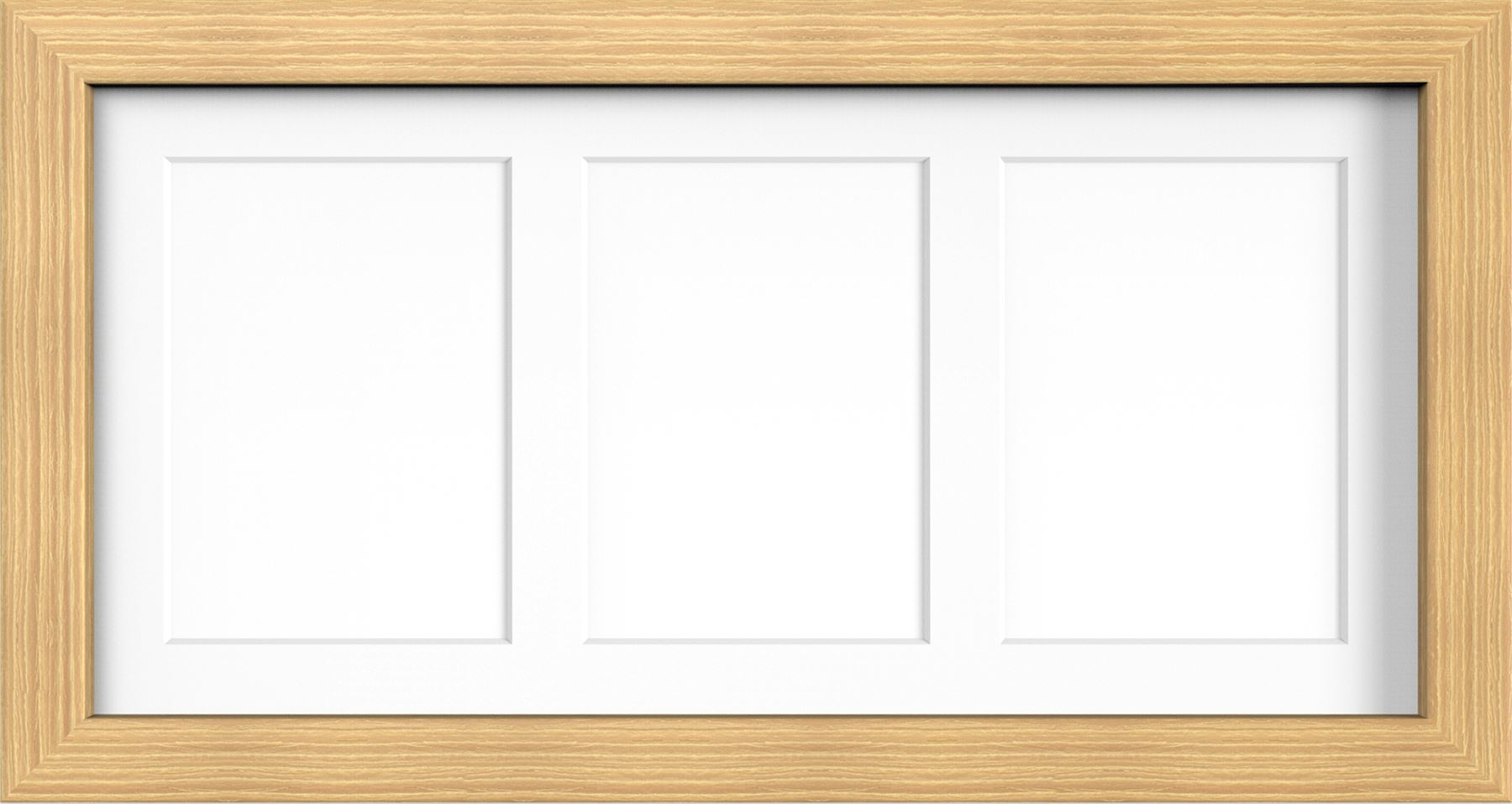 MODERN MULTI PICTURE PHOTO FRAME FOR 3 IMAGES OF 7