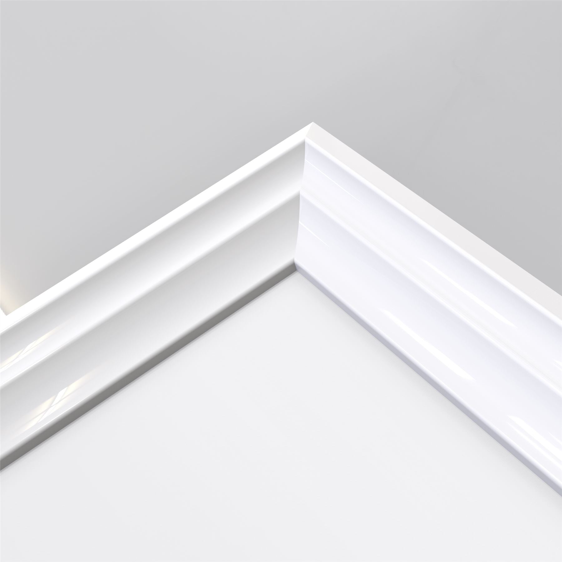 Deco Range White Photo Picture Poster Frames, Large Square Small sizes, Hang or stand in Landscape or Portrait - Framesplus.co.uk