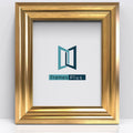 Deco Range Gold Photo Picture Poster Frames, Large Square Small sizes, Hang or stand in Landscape or Portrait