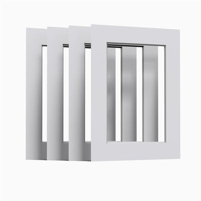White Matt Mount – Pack of 8 (for Picture & Photo Frames)