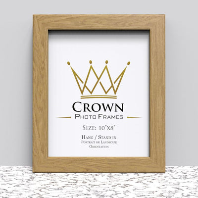 10x8" (25.4 x 20.3 cm) Picture, Photo & Poster Frame – Black, White or Oak