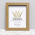 Black White Oak Photo Frame for 10x8 Inches (25.4 x 20.3 cm) Picture Photo Poster, Stand or Hang on wall
