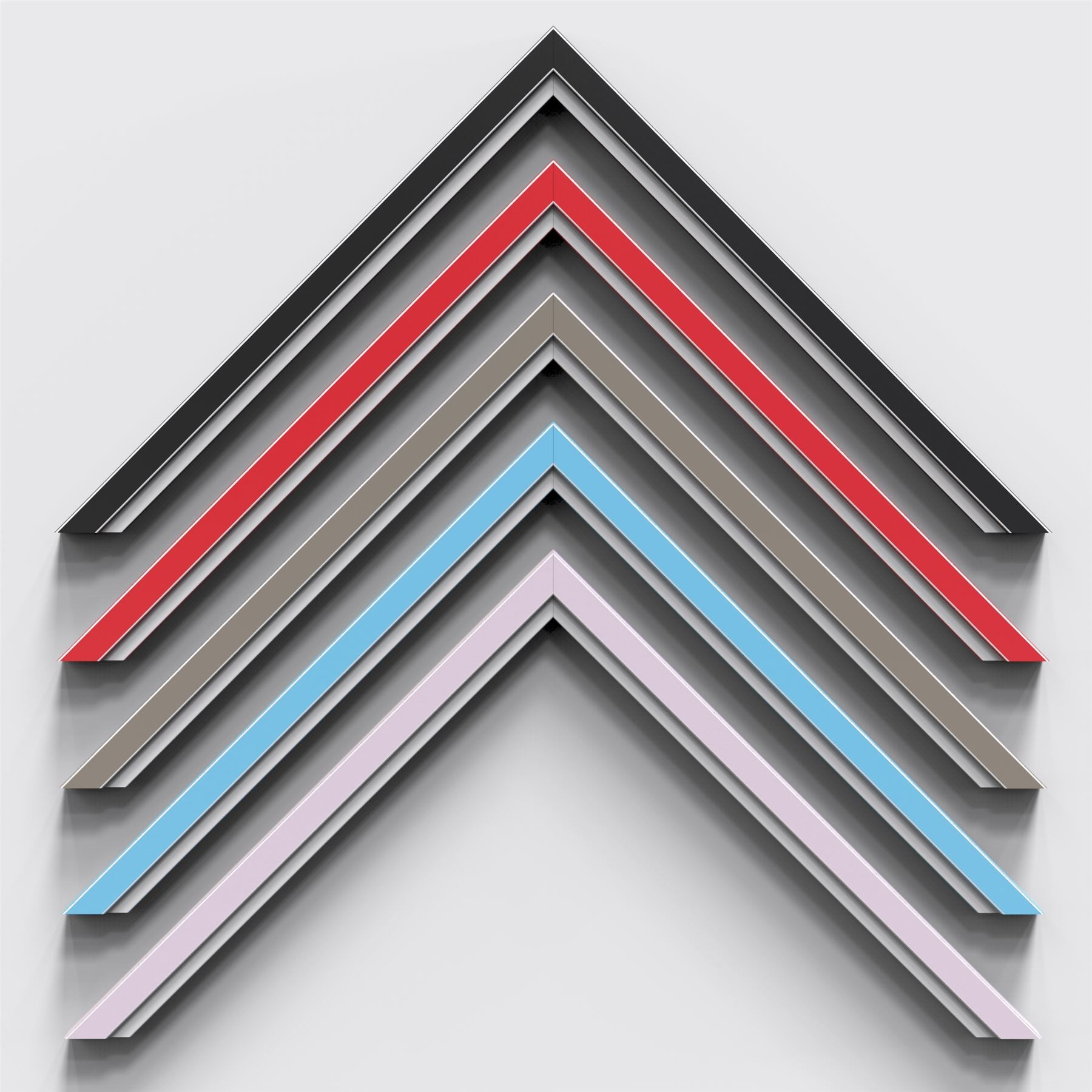 Antrim Range Red Photo Picture Poster Frames, Large Square Small sizes, Hang or stand in Landscape or Portrait - Framesplus.co.uk