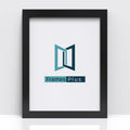 Element Range Black Photo Picture Poster Frames, Large Square Small sizes, Hang or stand in Landscape or Portrait