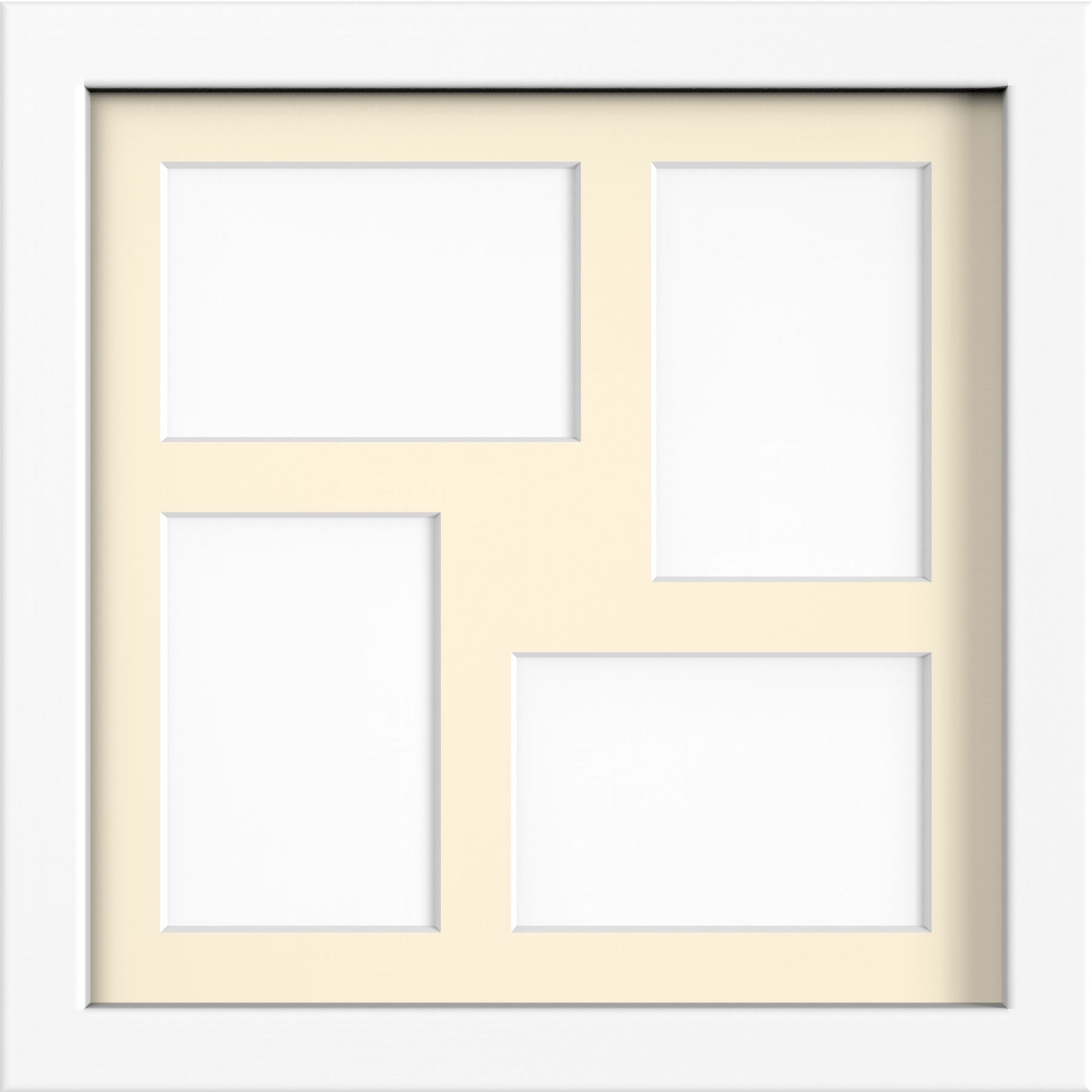 MODERN MULTI PICTURE PHOTO FRAME FOR 4 IMAGES OF 6