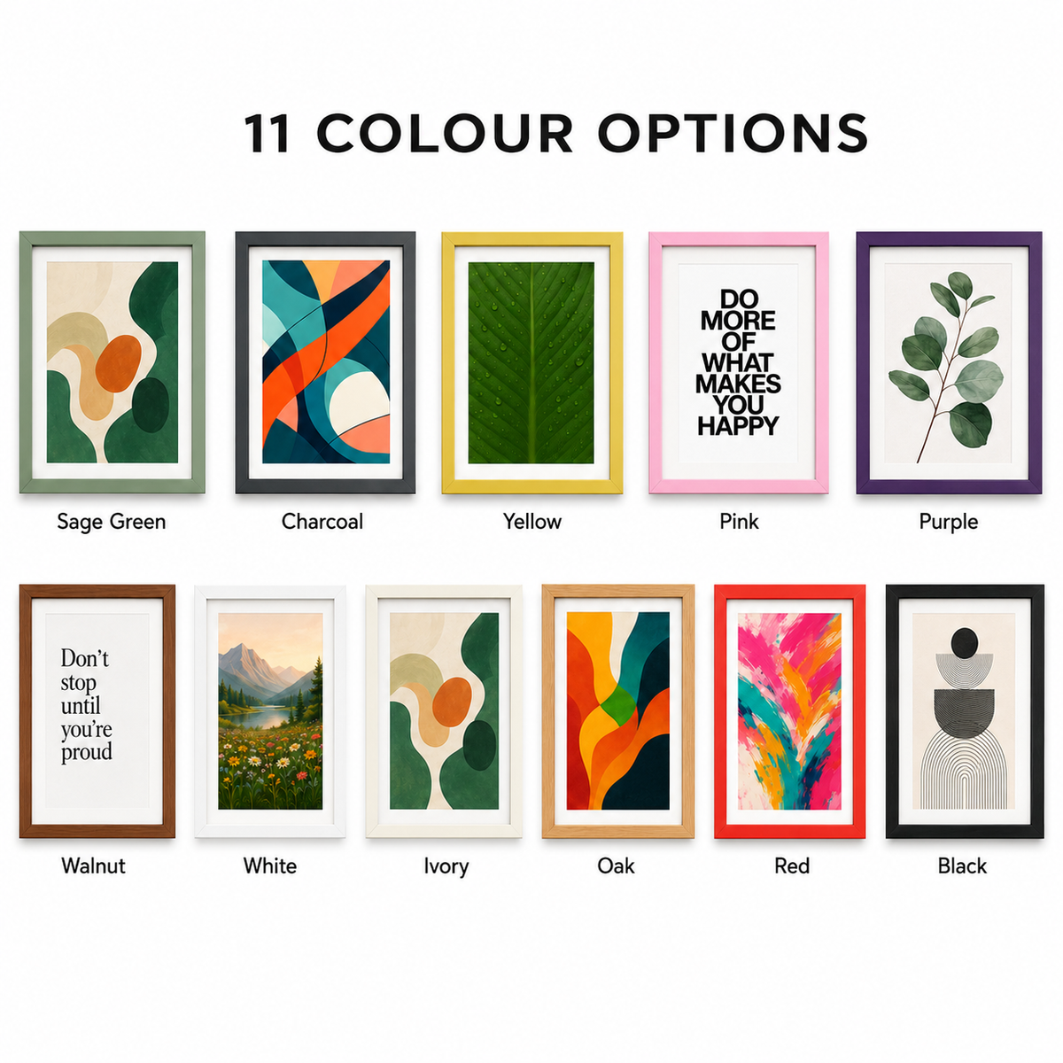 Slim Range Red Picture, Photo & Poster Frame