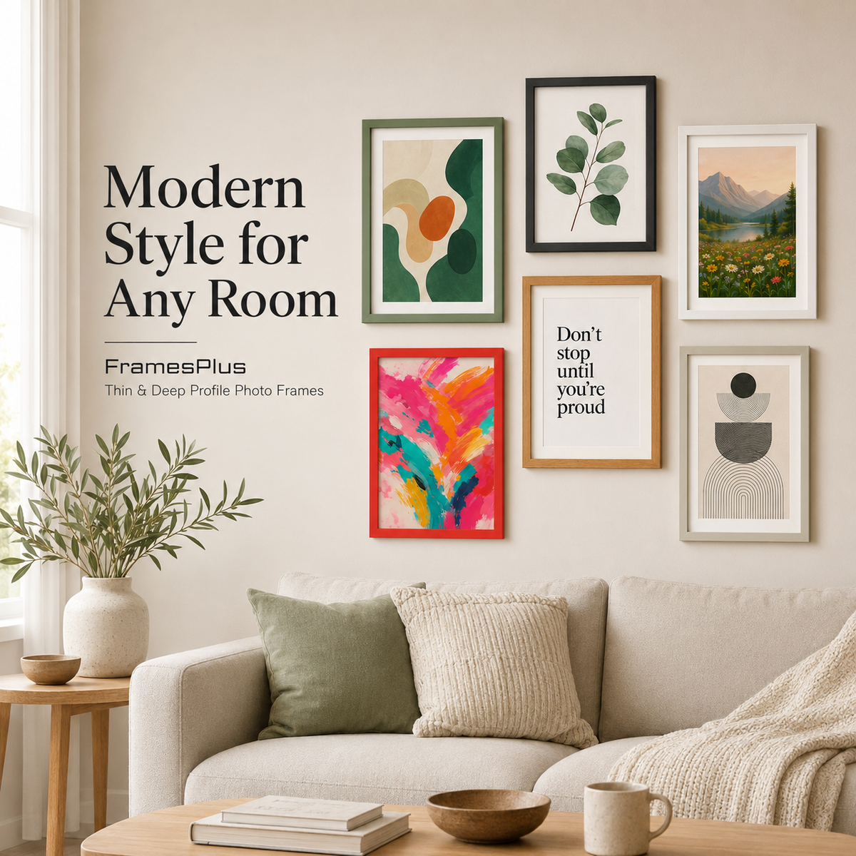 Slim Range Red Picture, Photo & Poster Frame