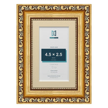 Louis Range Gold Picture, Photo & Poster Frame with Ivory Mount - 6x4" Frame for 4.5x2.5" Photo, Gold