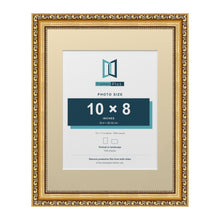 Louis Range Gold Picture, Photo & Poster Frame with Ivory Mount - 14x11" Frame for 10x8" Photo, Gold