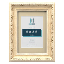 Louis Range Cream Picture, Photo & Poster Frame with Ivory Mount - 7x5" Frame for 5x3.5" Photo, Cream