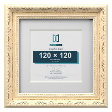 Louis Range Cream Picture, Photo & Poster Frame with White Mount - 18x18cm Frame for 12x12cm Photo, Cream