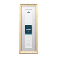 Louis Range Cream Picture, Photo & Poster Frame with White Mount - 60x20cm Frame for 50x10cm Photo, Cream