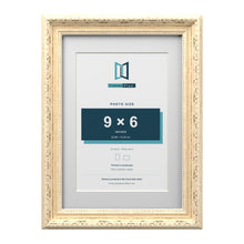 Louis Range Cream Picture, Photo & Poster Frame with White Mount - A4 Frame for 9x6" Photo, Cream