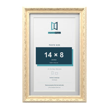 Louis Range Cream Picture, Photo & Poster Frame with White Mount - 16x10" Frame for 14x8" Photo, Cream