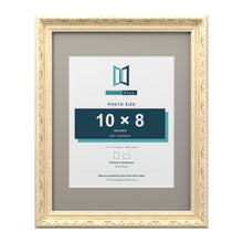 Louis Range Cream Picture, Photo & Poster Frame with Dawn Grey Mount - 14x11" Frame for 10x8" Photo, Cream