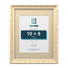 Louis Range Cream Picture, Photo & Poster Frame with Ivory Mount - 14x11" Frame for 10x8" Photo, Cream