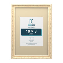 Louis Range Cream Picture, Photo & Poster Frame with Ivory Mount - A3 Frame for 10x8" Photo, Cream