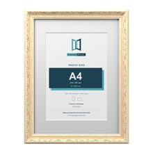 Louis Range Cream Picture, Photo & Poster Frame with White Mount - 40x30cm Frame for A4 Photo, Cream