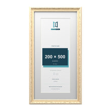 Louis Range Cream Picture, Photo & Poster Frame with White Mount - 60x30cm Frame for 50x20cm Photo, Cream