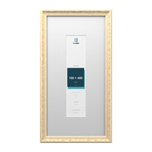 Louis Range Cream Picture, Photo & Poster Frame with White Mount - 60x30cm Frame for 40x10cm Photo, Cream