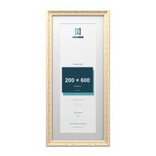 Louis Range Cream Picture, Photo & Poster Frame with White Mount - 70x30cm Frame for 60x20cm Photo, Cream
